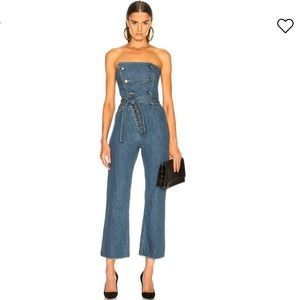 NWT MARISSA WEBB MARSELLE denim JUMPSUIT - 6